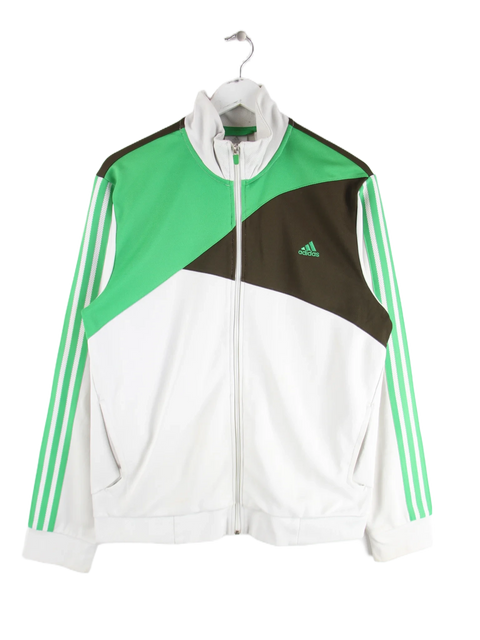 Adidas Trainingsjacke Weiß M – Vorderseite