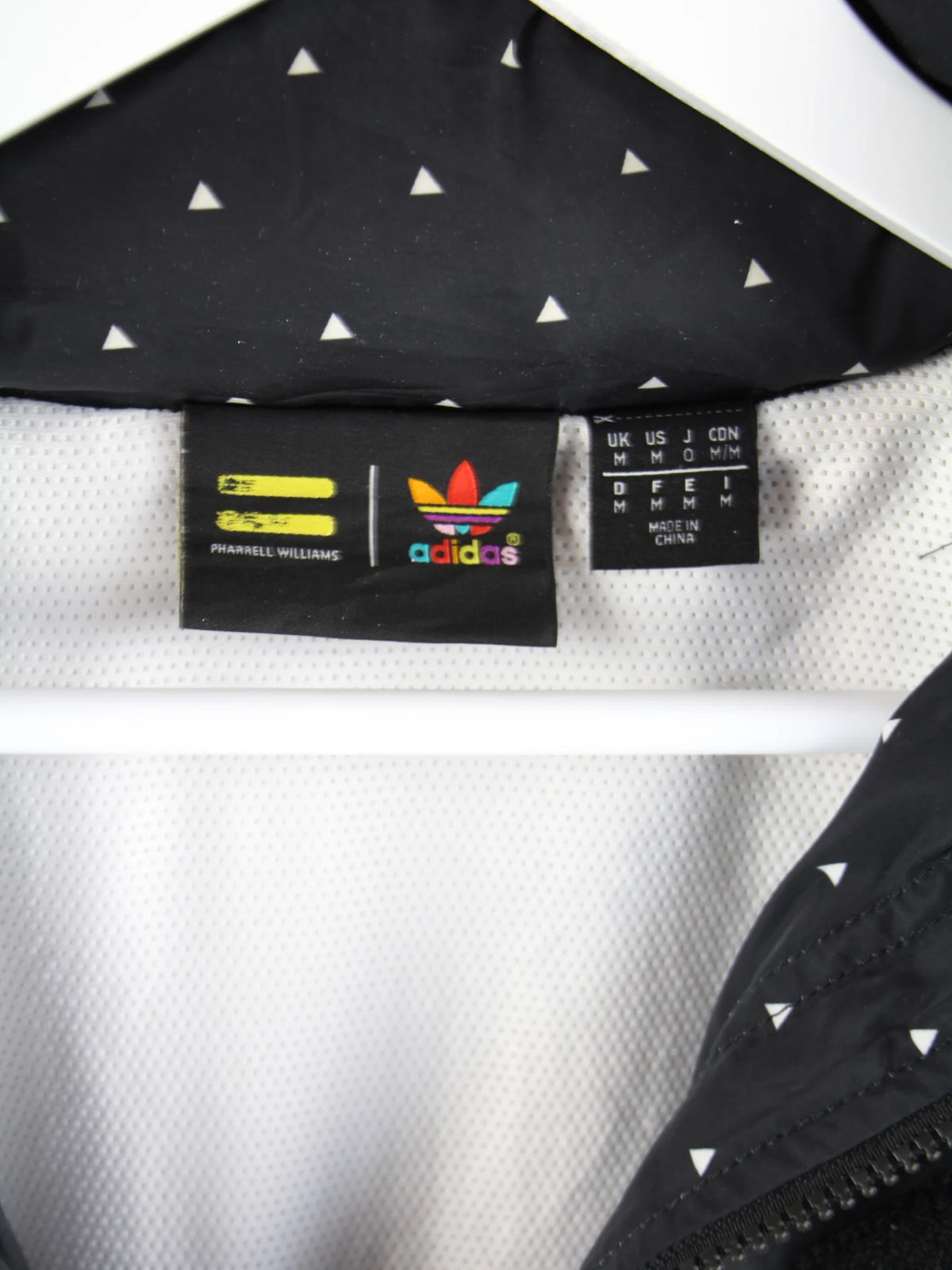 Adidas Windbreaker Schwarz M – Etikett