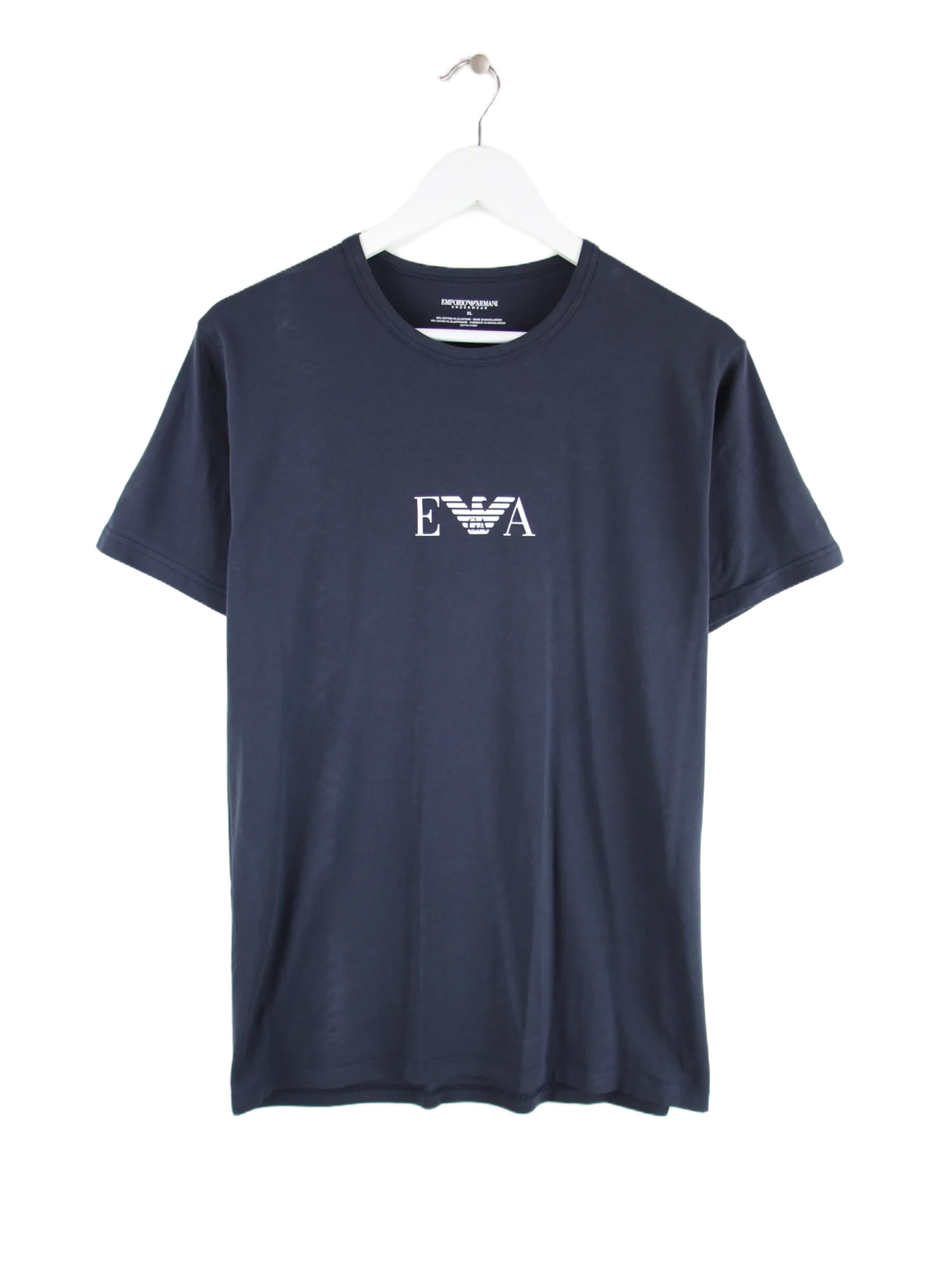 Armani T-Shirt Blau XL – Vorderseite