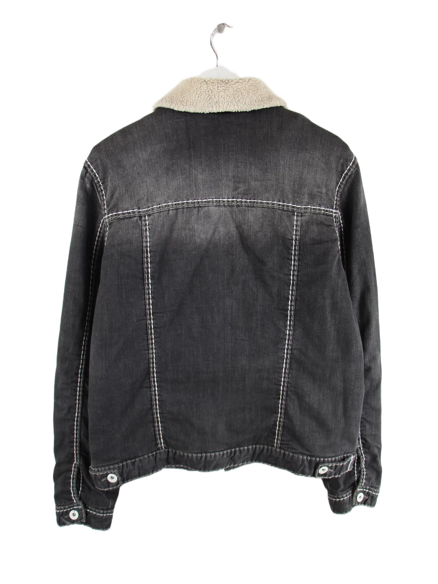 Camp David Jeansjacke Schwarz M – Rückseite