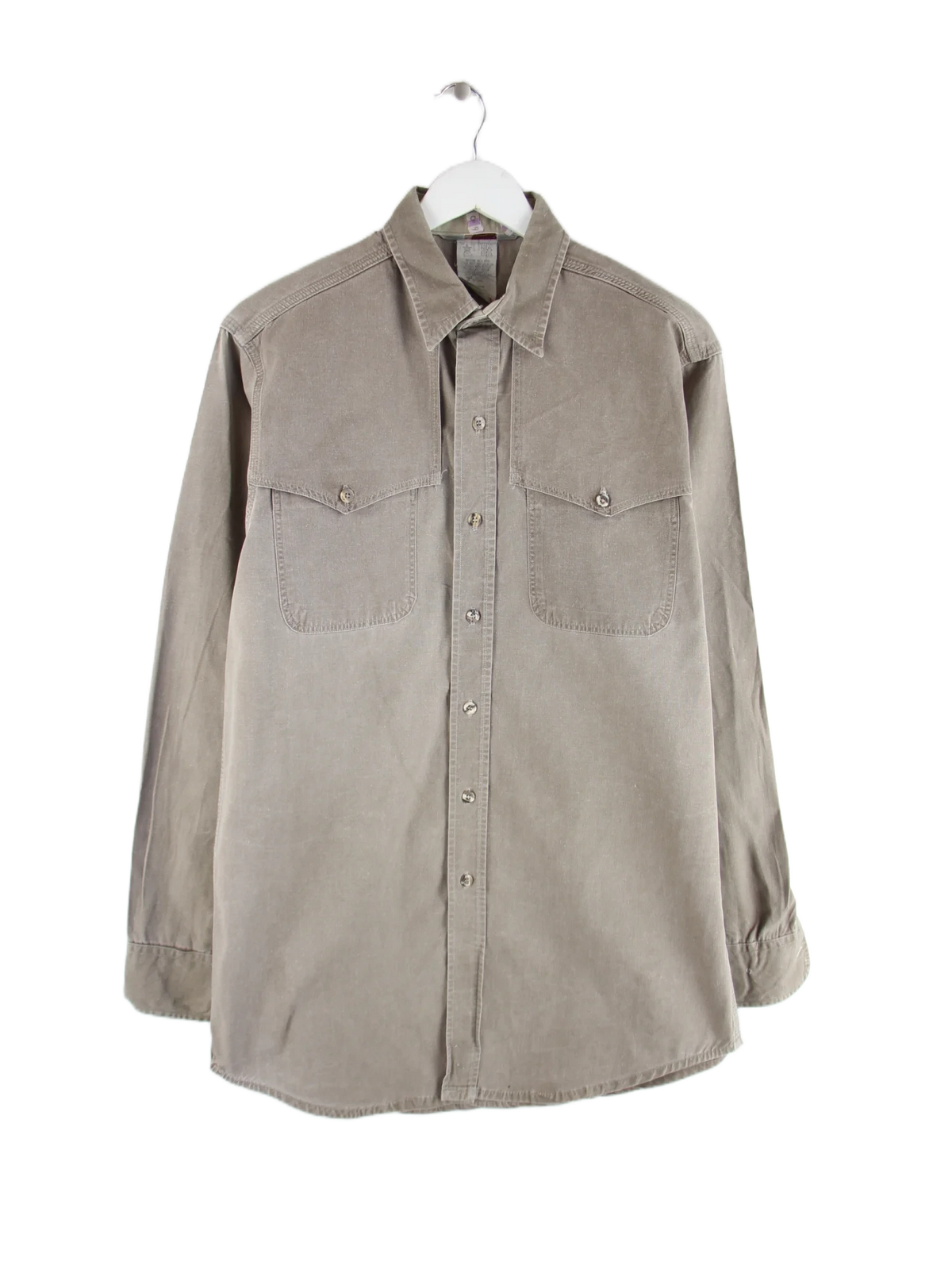 Carhartt Freizeit Hemd Beige M – Vorderseite