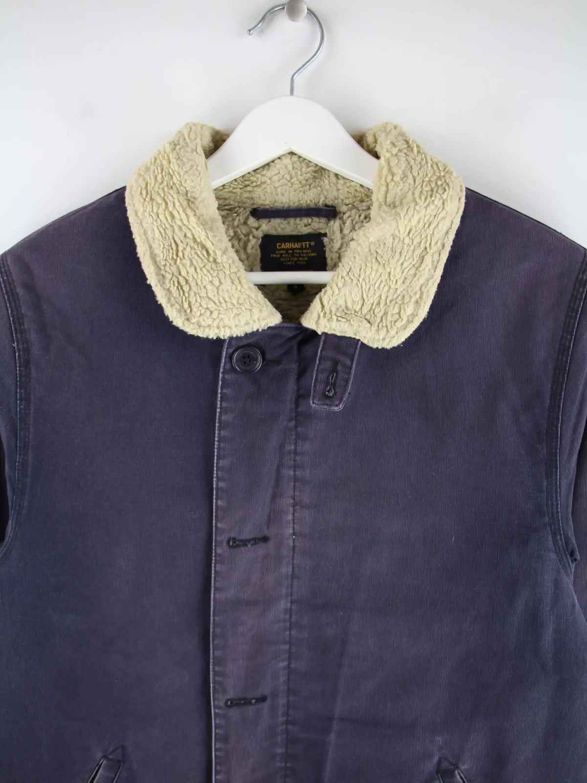 Carhartt Jacke Blau S – Etikett