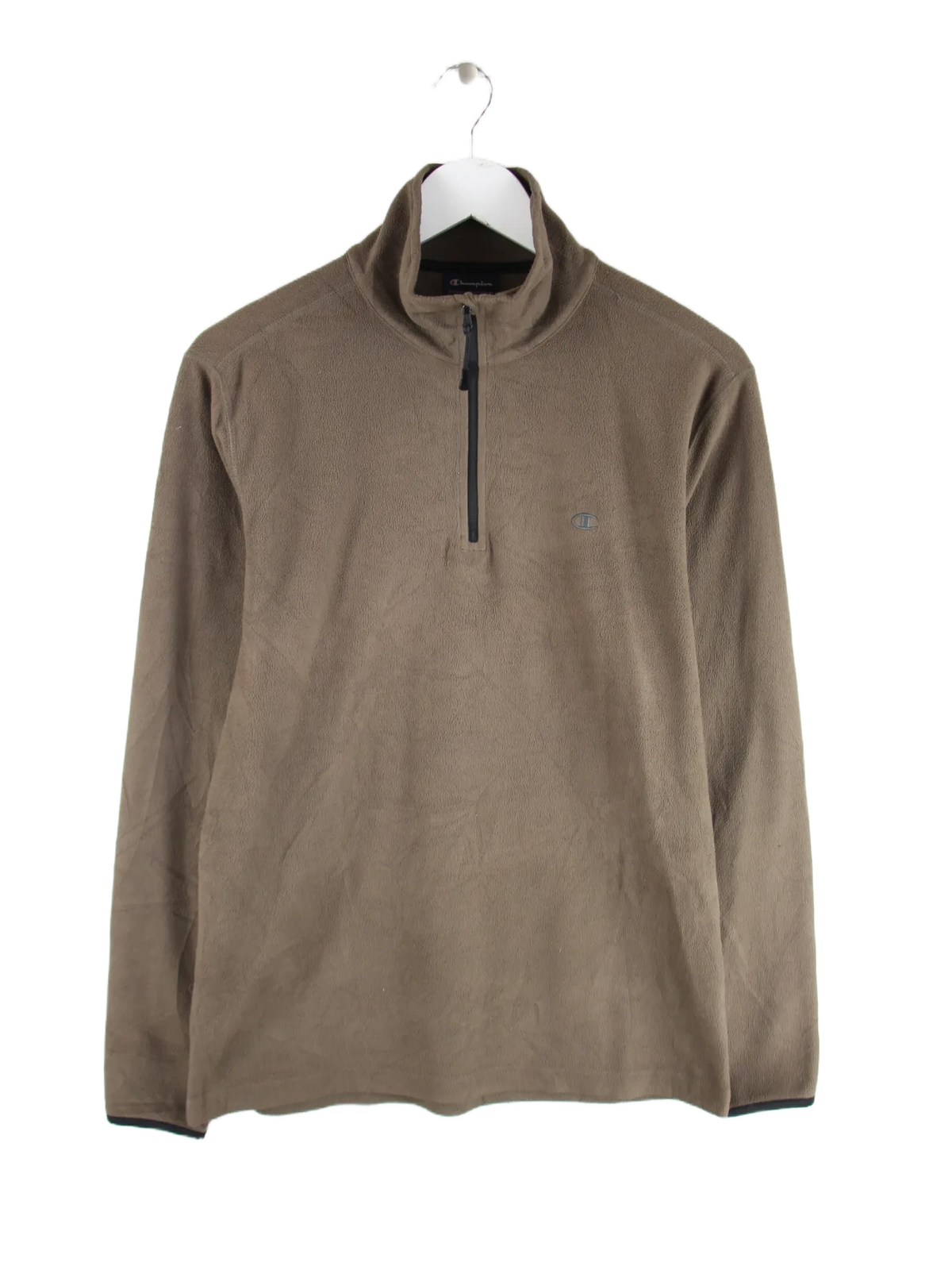 Champion Fleece Braun M – Vorderseite