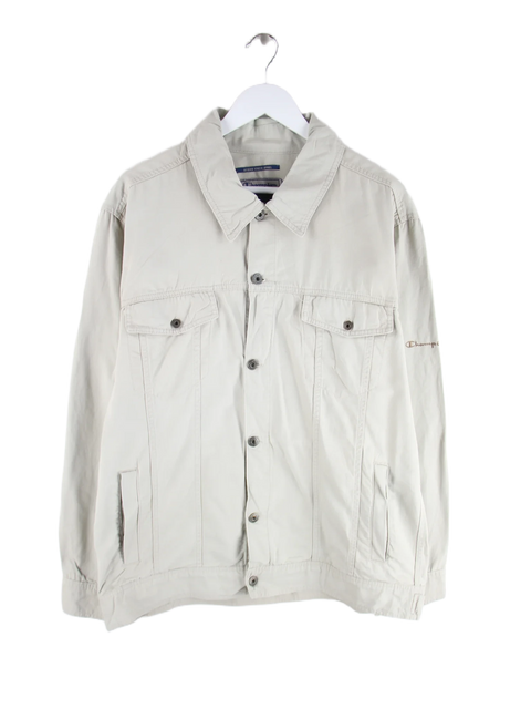Champion Jacke Beige XXL – Vorderseite