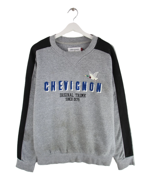 Chevignon Sweater Grau L – Vorderseite