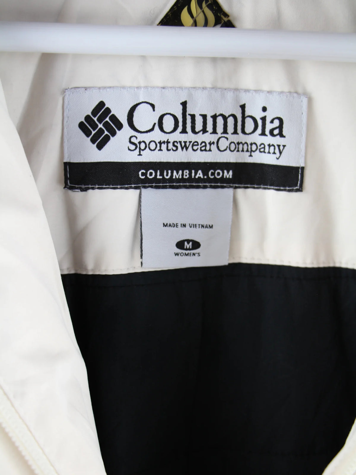 Columbia Leichte Jacke Weiß M – Etikett
