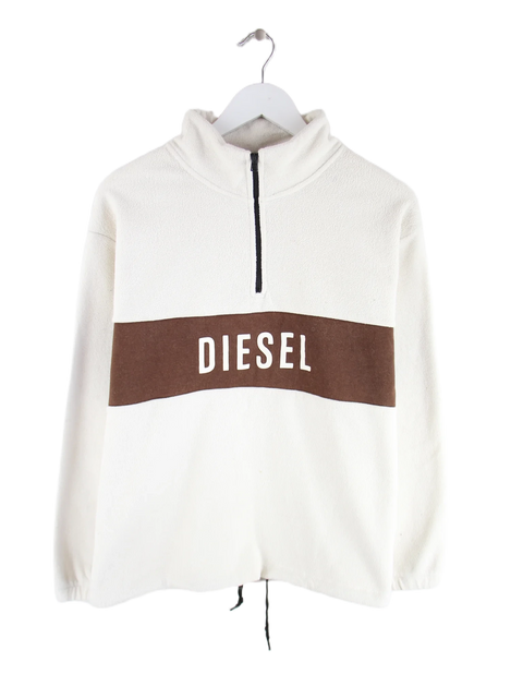 Diesel Fleece Beige M – Vorderseite