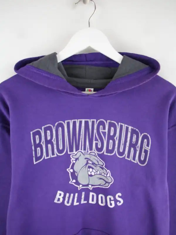 Fruit of the Loom Hoodie Lila M – Detailansicht Vorderseite