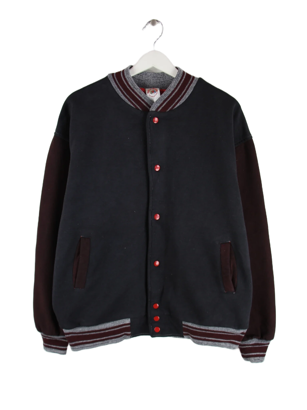 Fruit of the Loom Leichte Jacke Schwarz XXL – Vorderseite