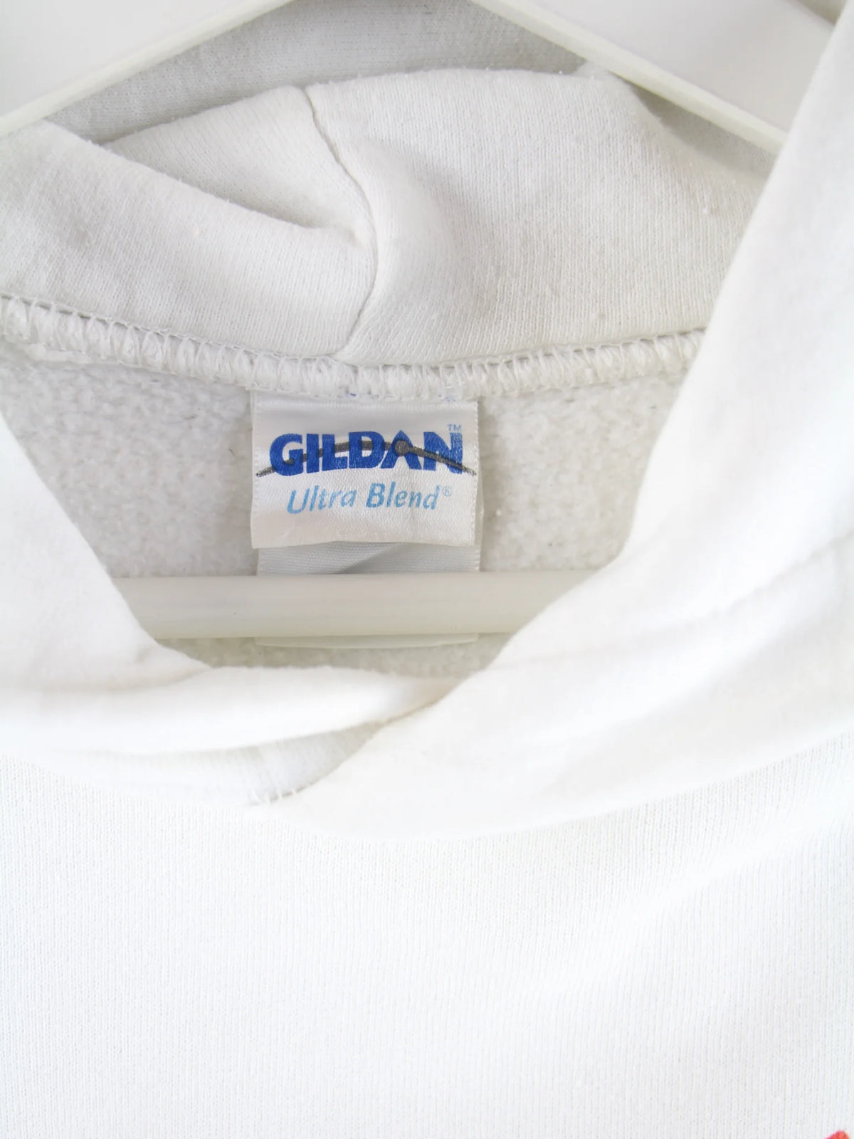 Gildan Hoodie Weiß L – Detailbild 1
