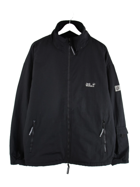 Jack Wolfskin Jacke Schwarz XL – Vorderseite
