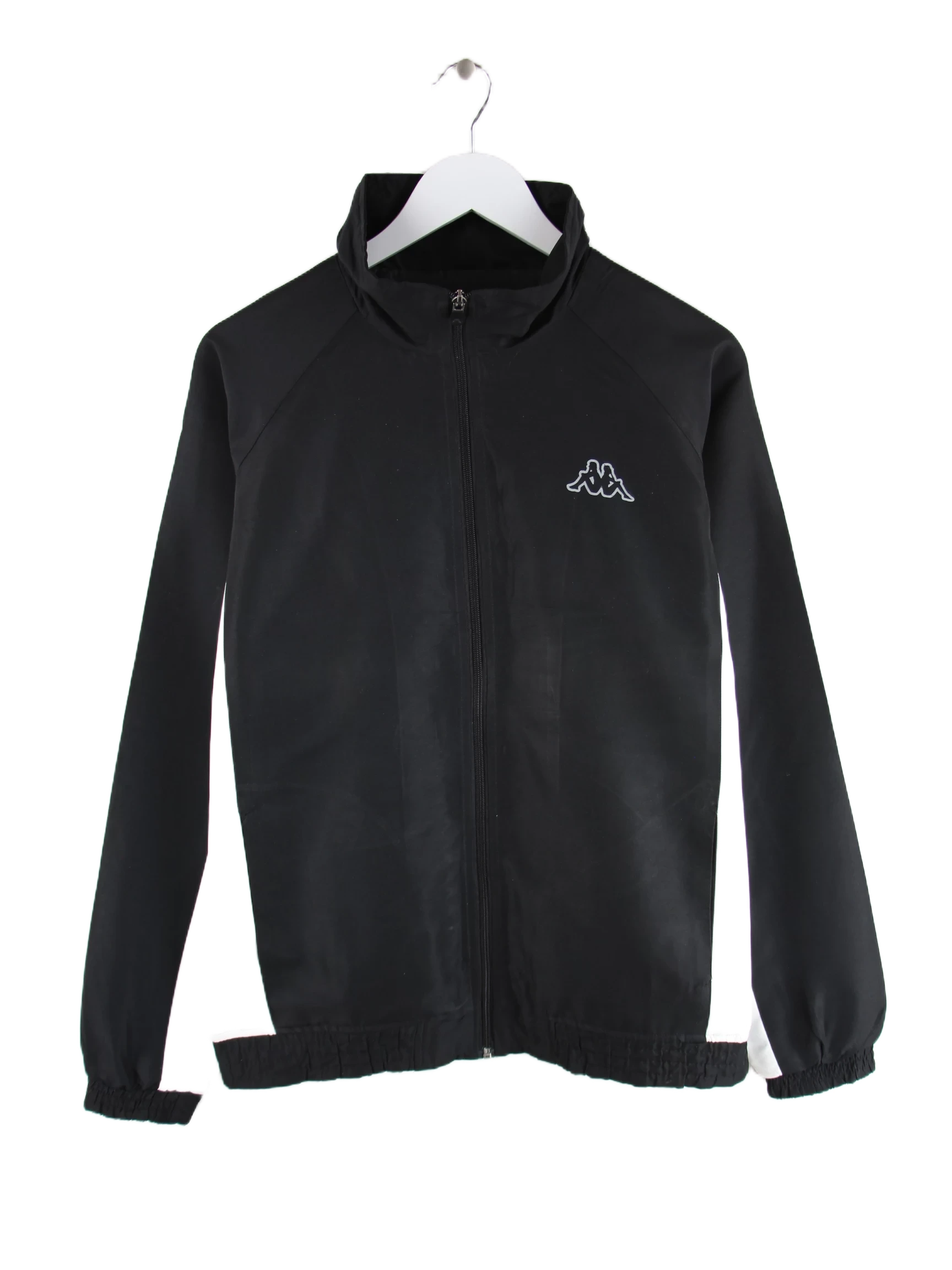 Kappa Trainingsjacke Schwarz M – Vorderseite