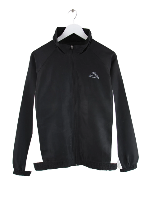 Kappa Trainingsjacke Schwarz M – Vorderseite