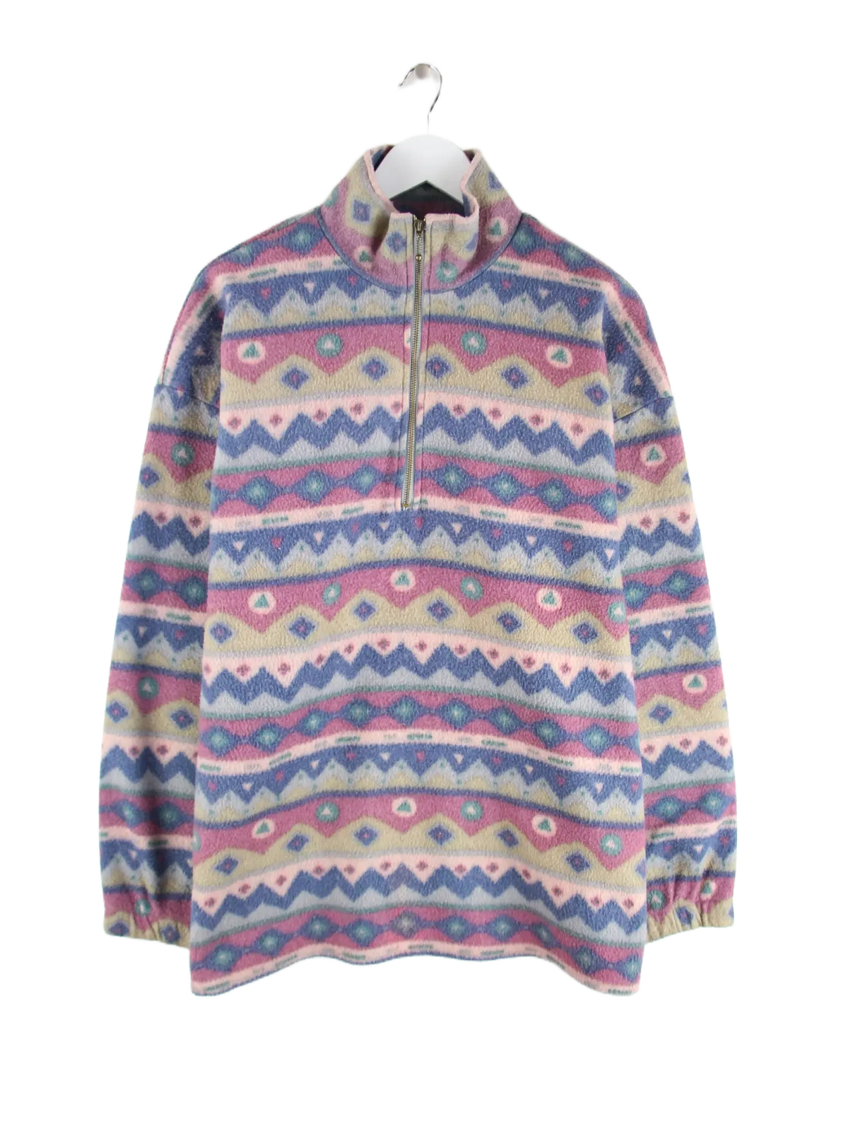 Le Frog Fleece Mehrfarbig XL – Vorderseite
