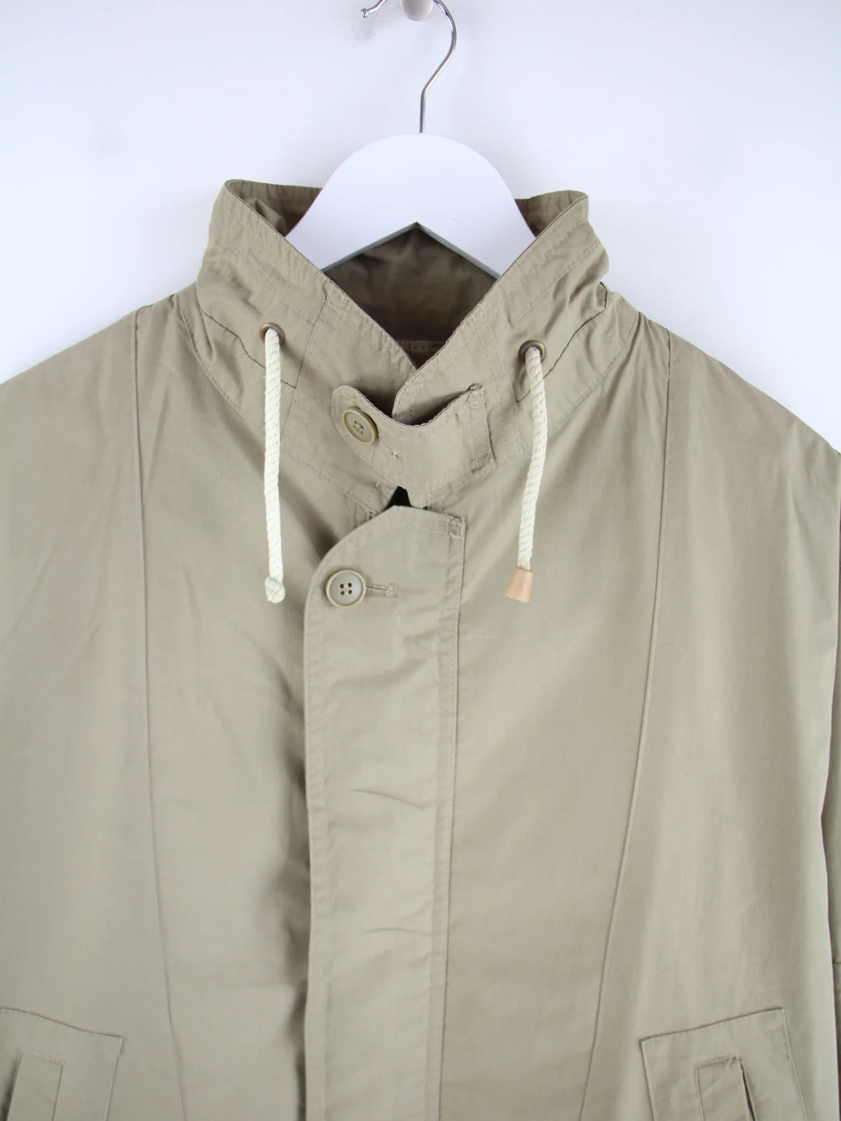 London Fog Leichte Jacke Braun L – Detailansicht Vorderseite