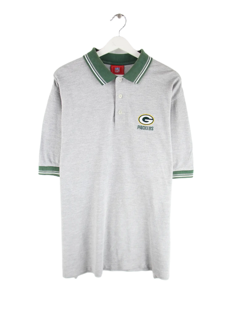 NFL Polo Grau XXL – Vorderseite
