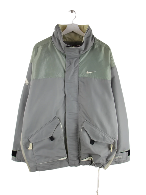 Nike Jacke Grau M – Vorderseite