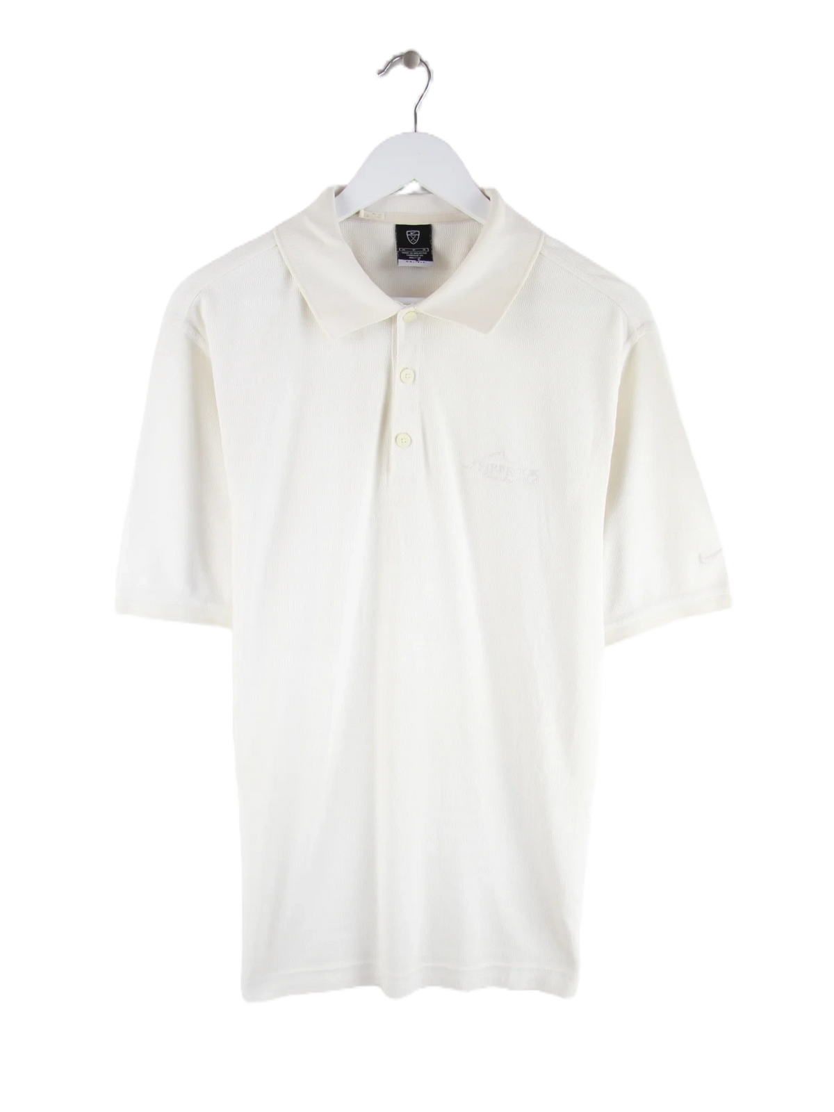 Nike Polo Weiß M – Vorderseite