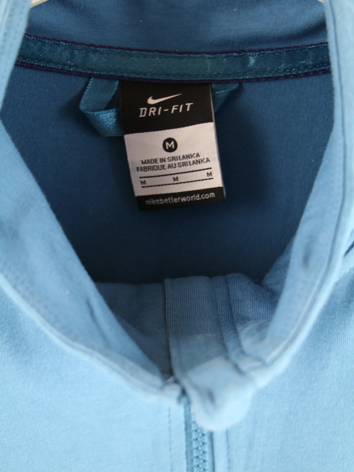 Nike Trainingsjacke Blau M – Etikett