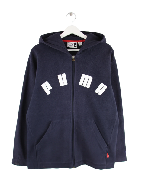 Puma Hoodie Blau M – Vorderseite