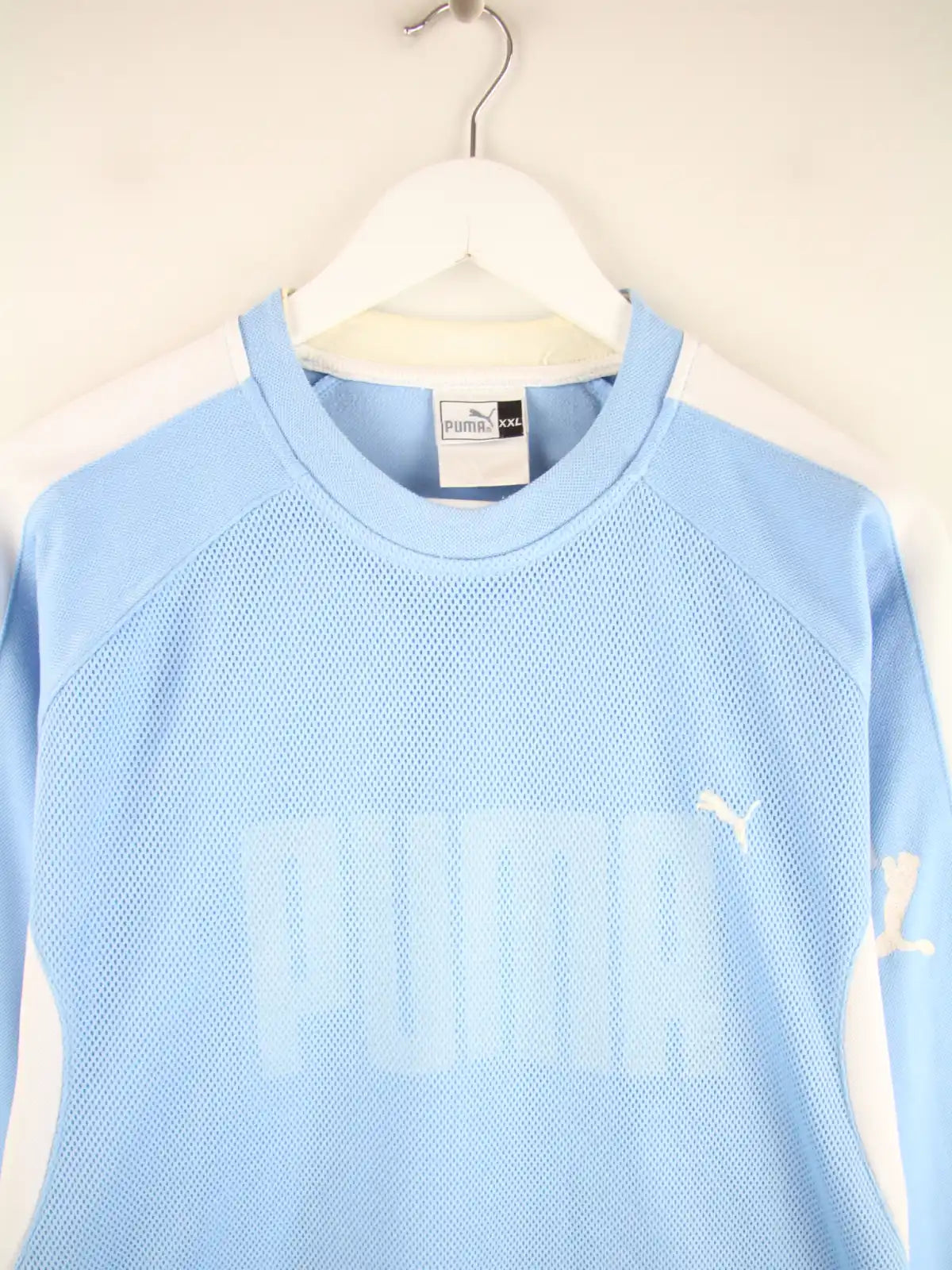 Puma Sweatshirt Blau XXL – Detailansicht Vorderseite