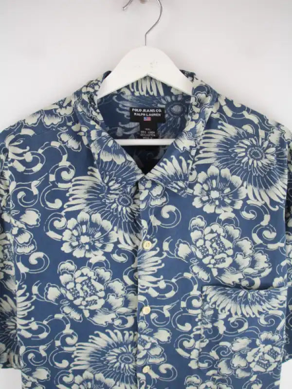 Ralph Lauren Freizeit Hemd Blau XXL – Etikett