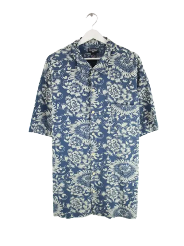 Ralph Lauren Freizeit Hemd Blau XXL – Vorderseite