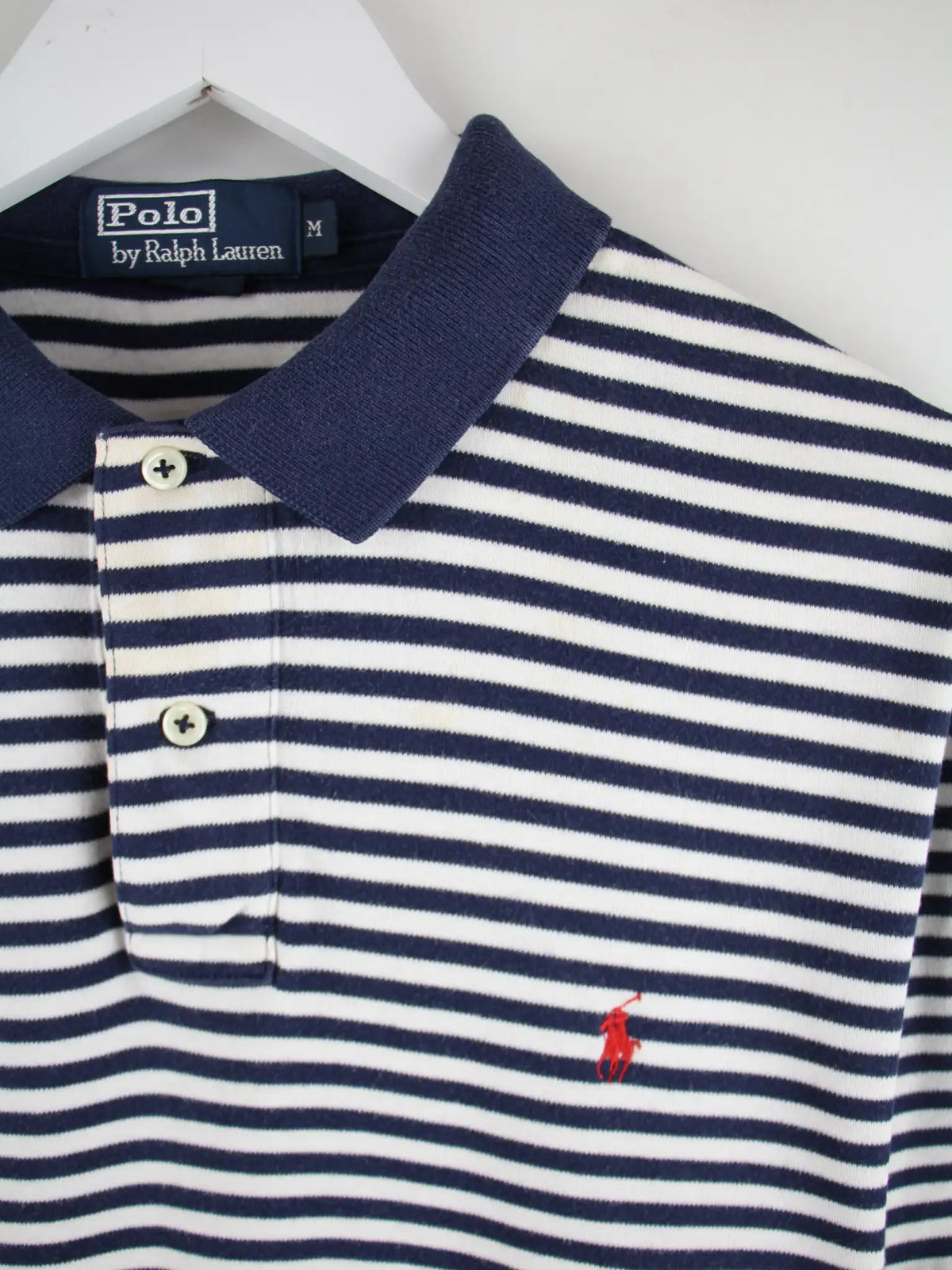 Ralph Lauren Polo Blau M – Detailansicht Vorderseite