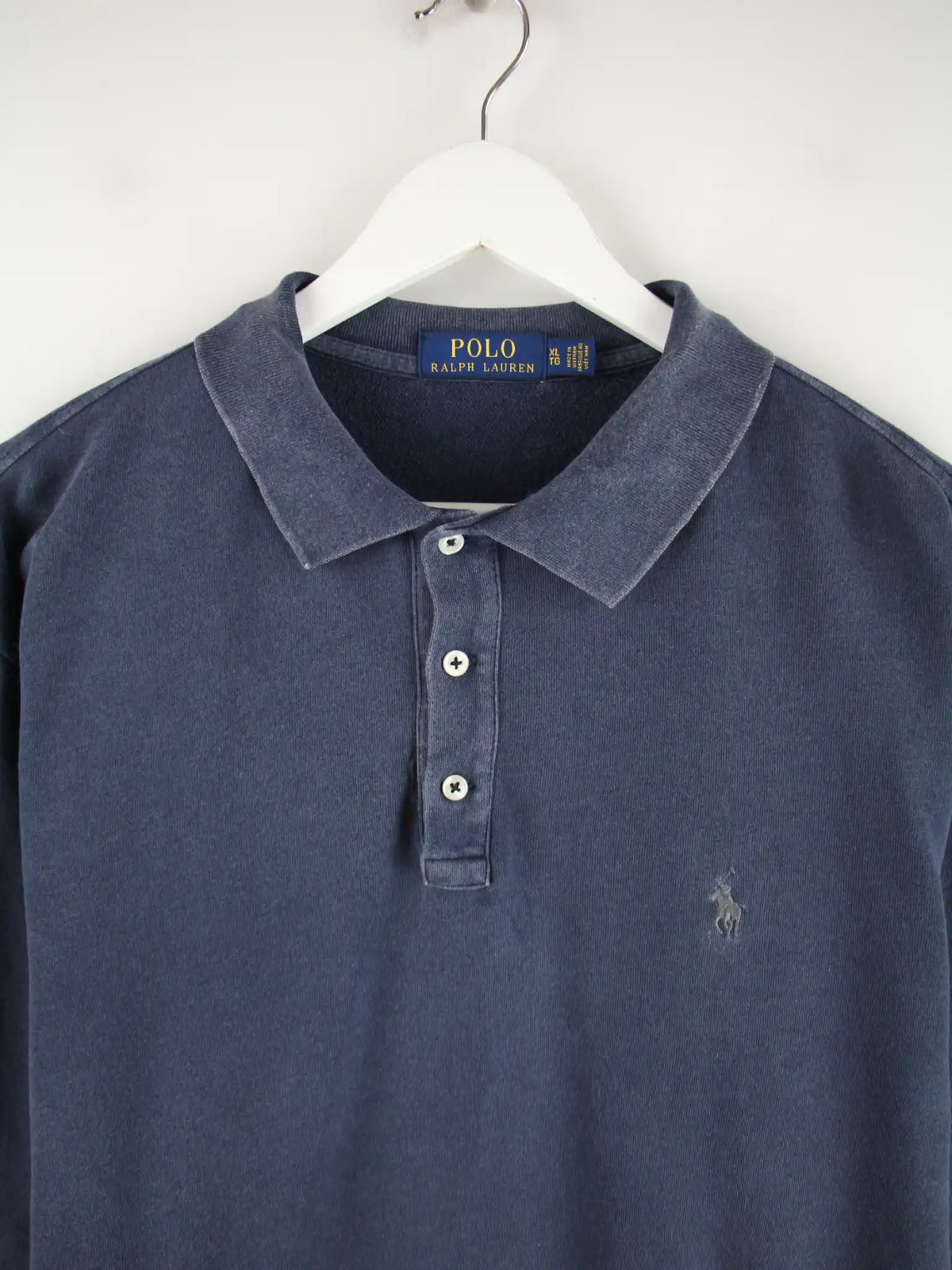 Ralph Lauren Polo Blau XL – Detailansicht Vorderseite