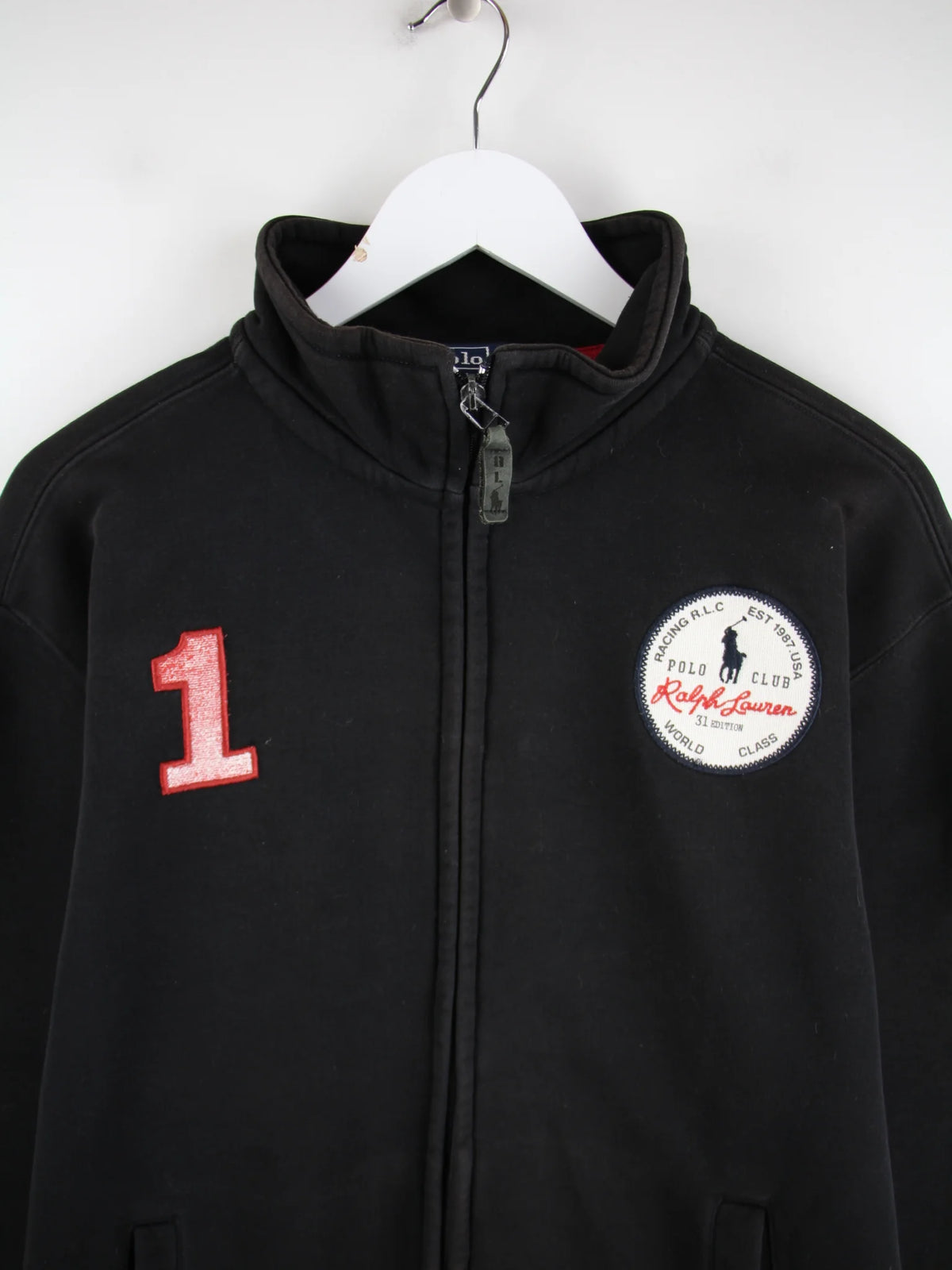 Ralph Lauren Sweatjacke Schwarz XXL – Etikett
