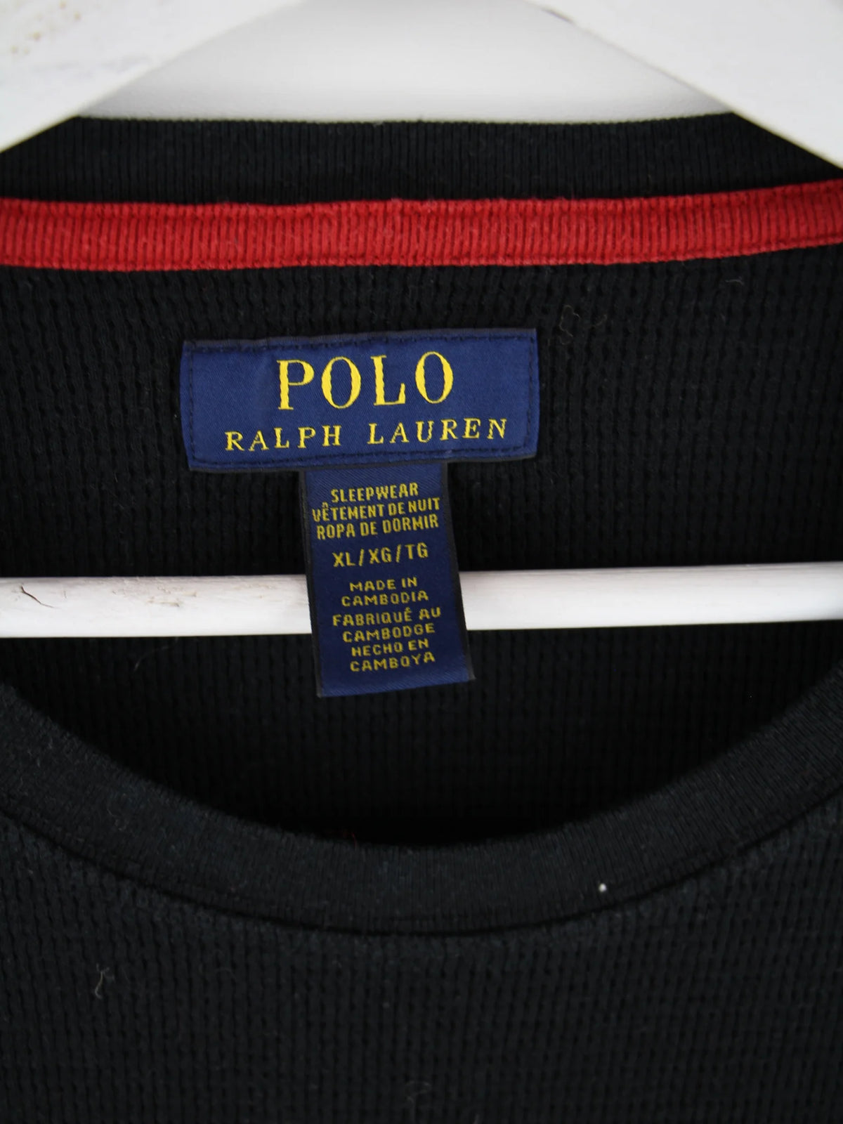 Ralph Lauren Sweatshirt Schwarz XL – Etikett