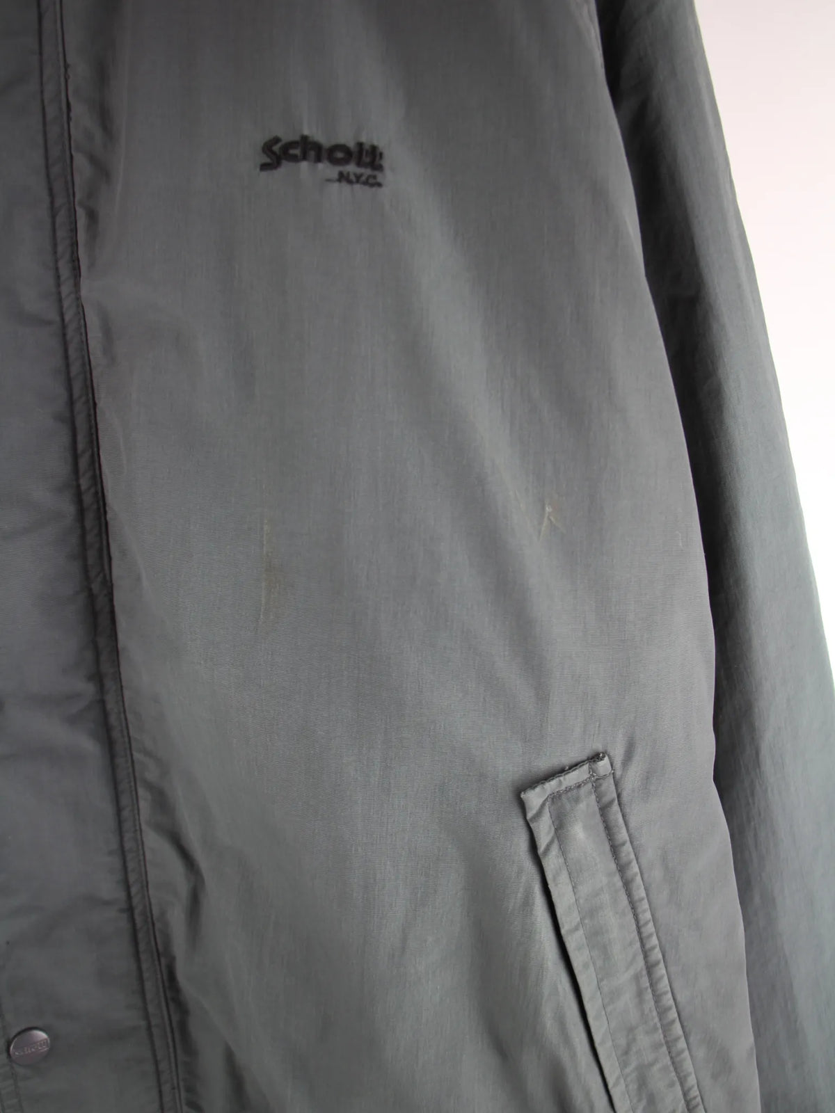 Schott Jacke Grau XL – Detailbild 3