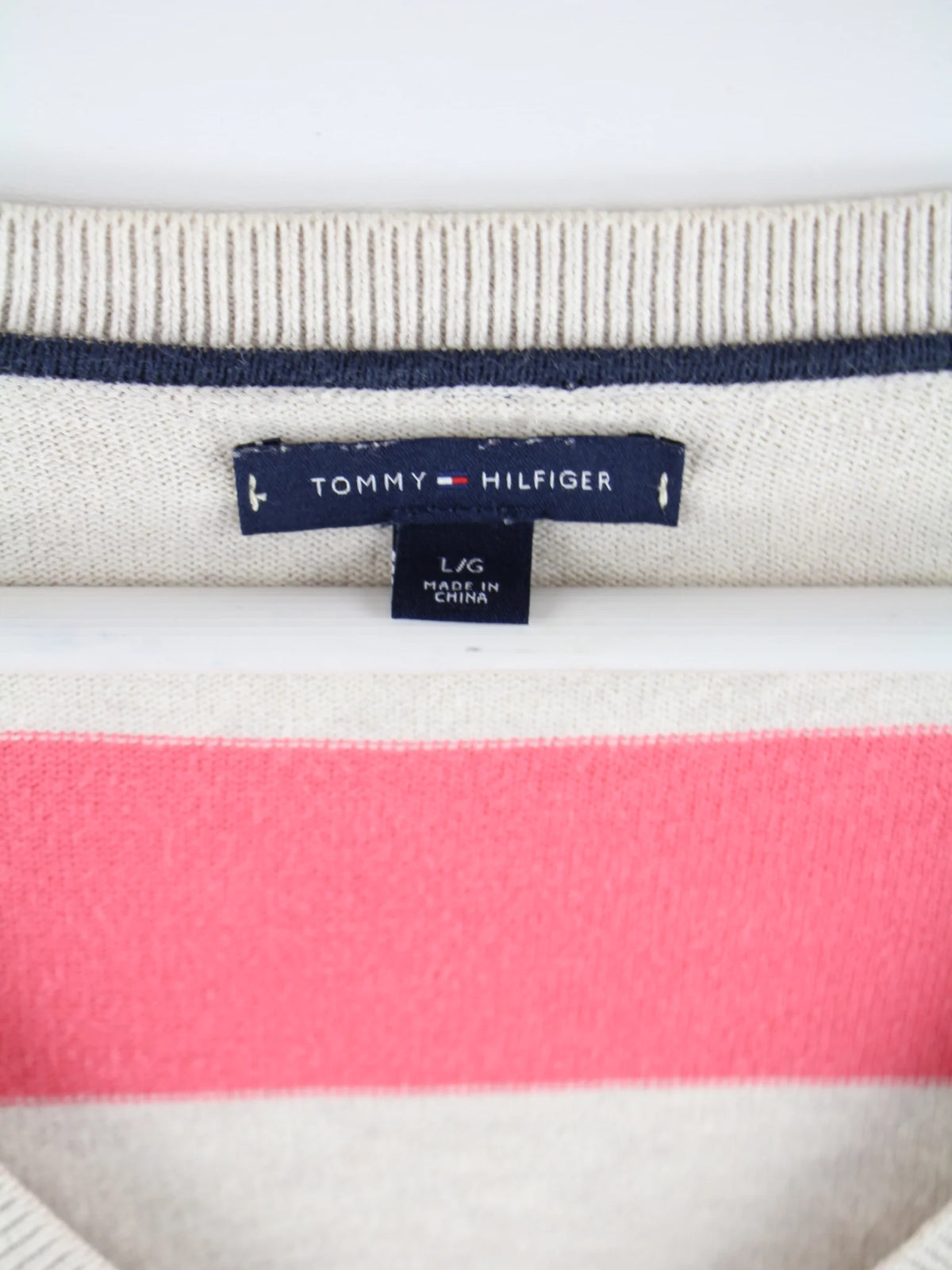 Tommy Hilfiger Pullover Mehrfarbig L – Etikett