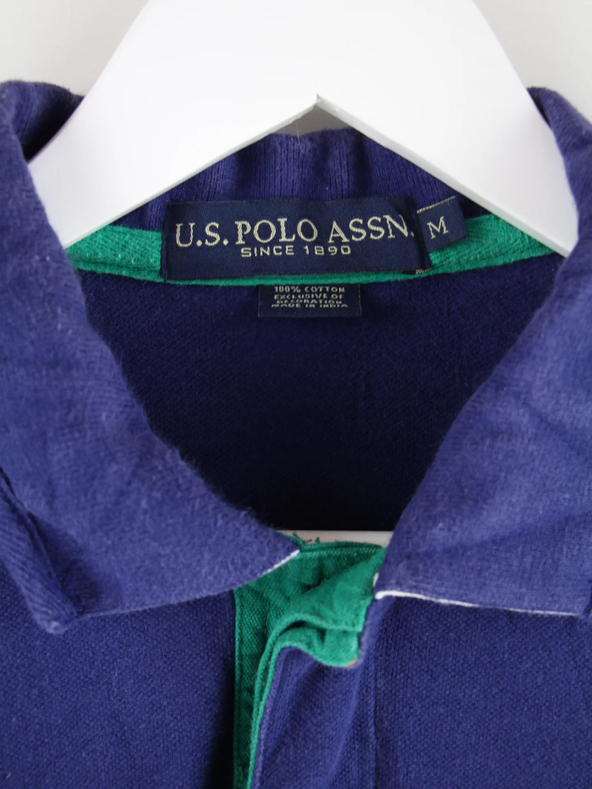U.S. Polo ASSN. Polo Blau M – Etikett