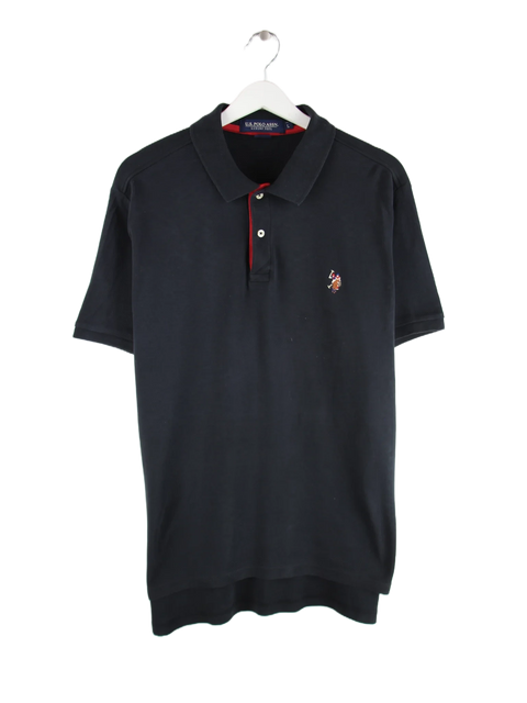 U.S. Polo ASSN. Polo Schwarz L – Vorderseite