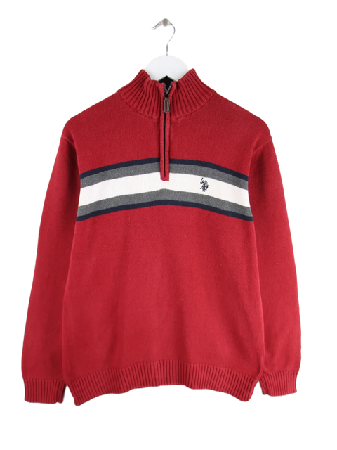 U.S. Polo ASSN. Pullover Rot S – Vorderseite