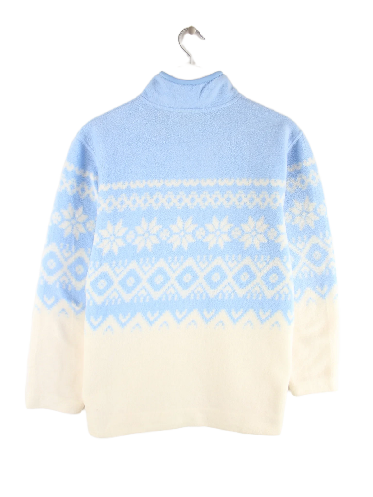 Vintage Fleece Blau M – Rückseite