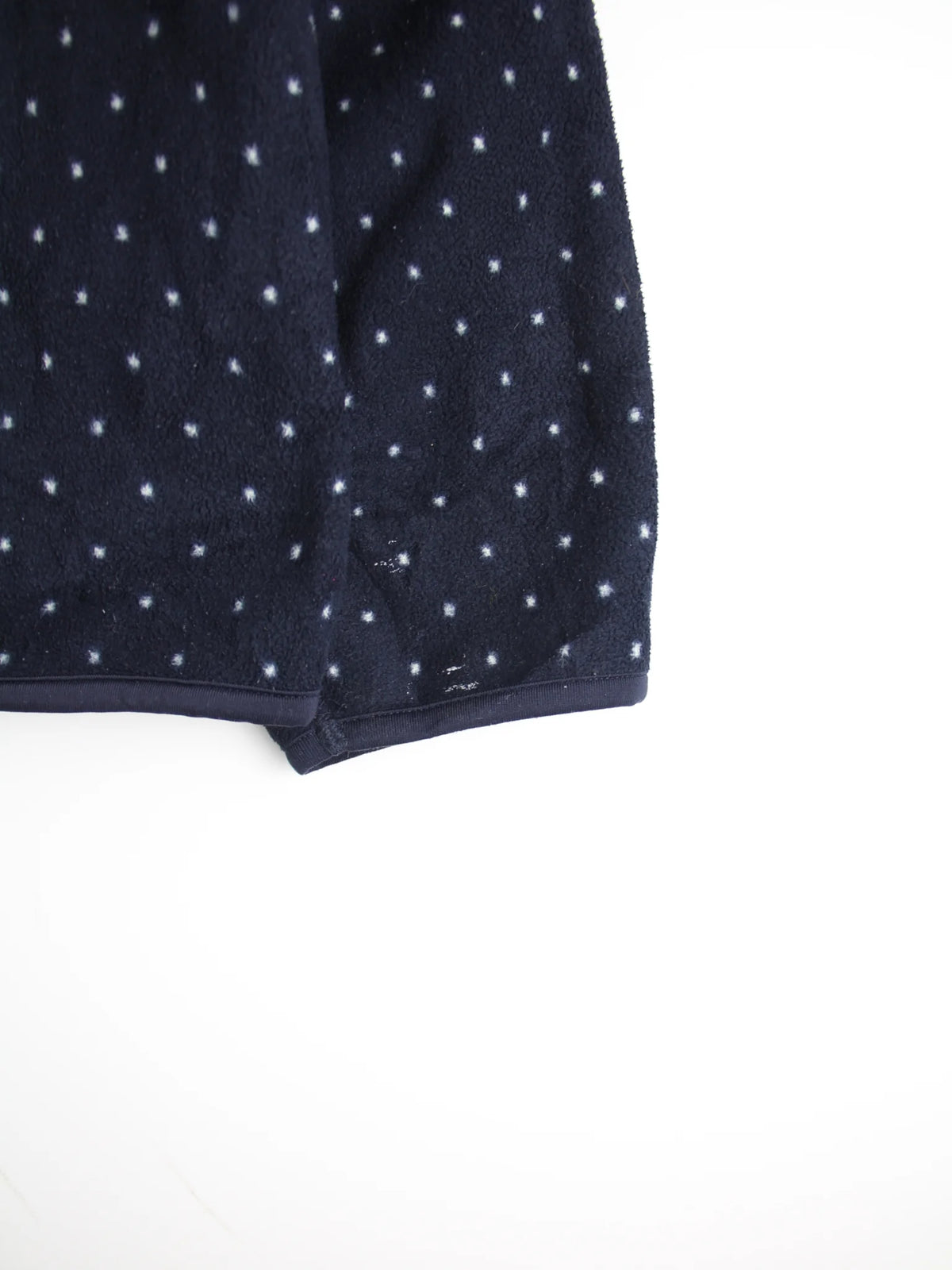 Vintage Fleece Blau XL – Etikett