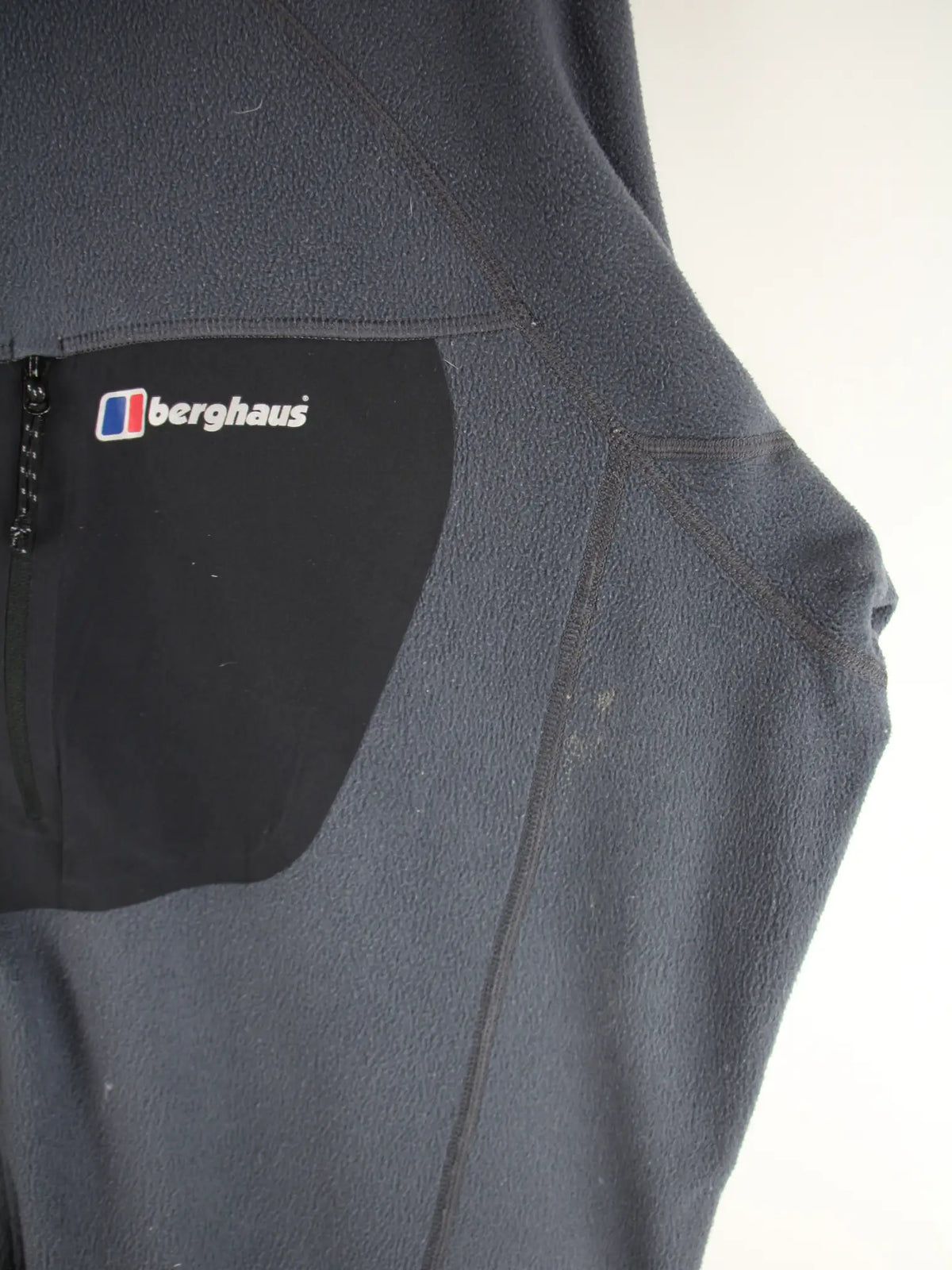 Vintage Fleece Grau XL – Etikett
