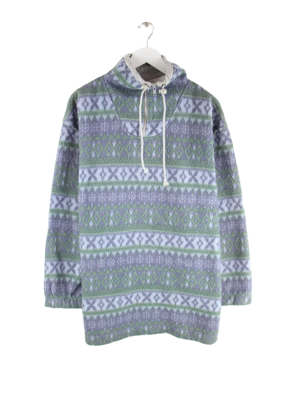 Vintage Fleece Mehrfarbig L – Vorderseite