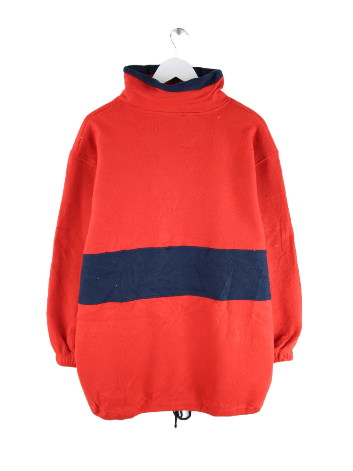 Vintage Fleece Rot M – Rückseite