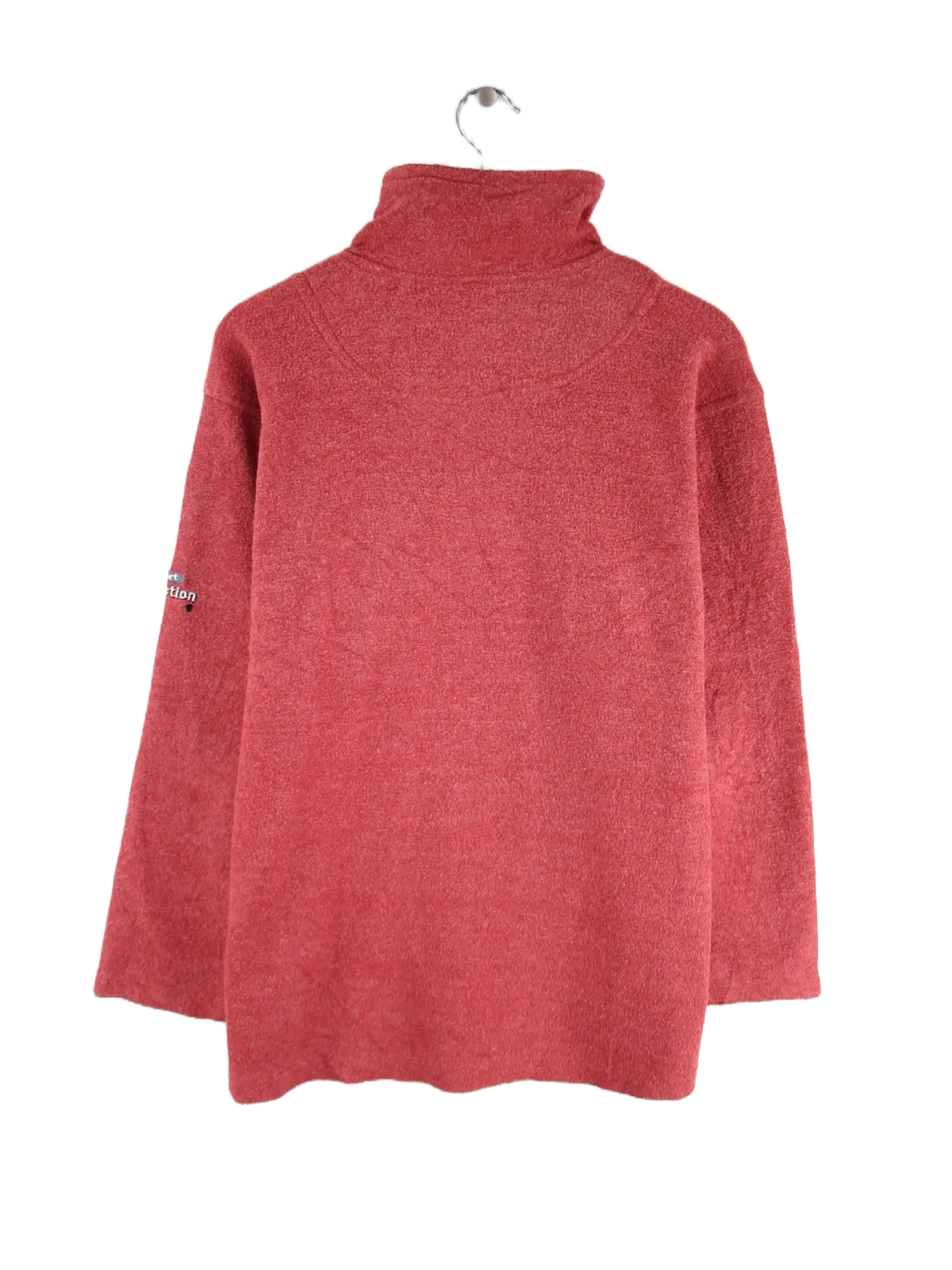 Vintage Fleece Rot M – Rückseite