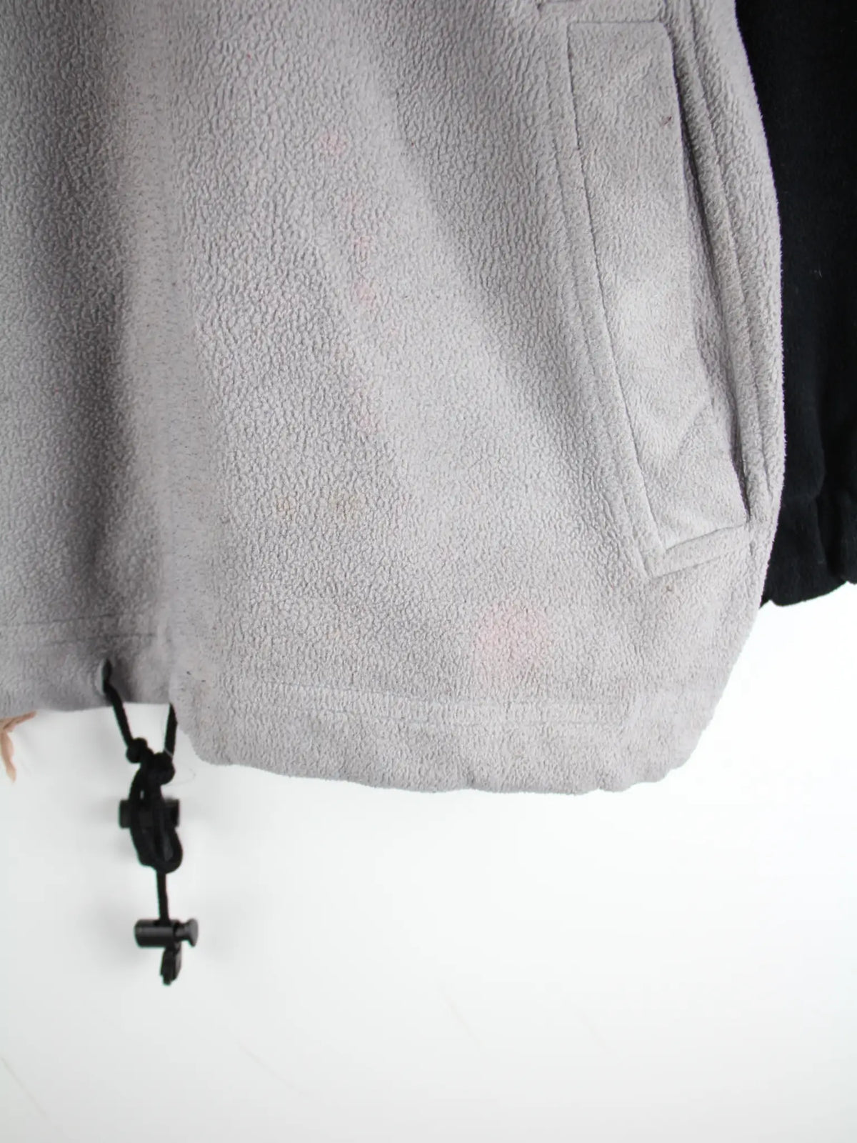 Vintage Fleece Schwarz M – Detailbild 1