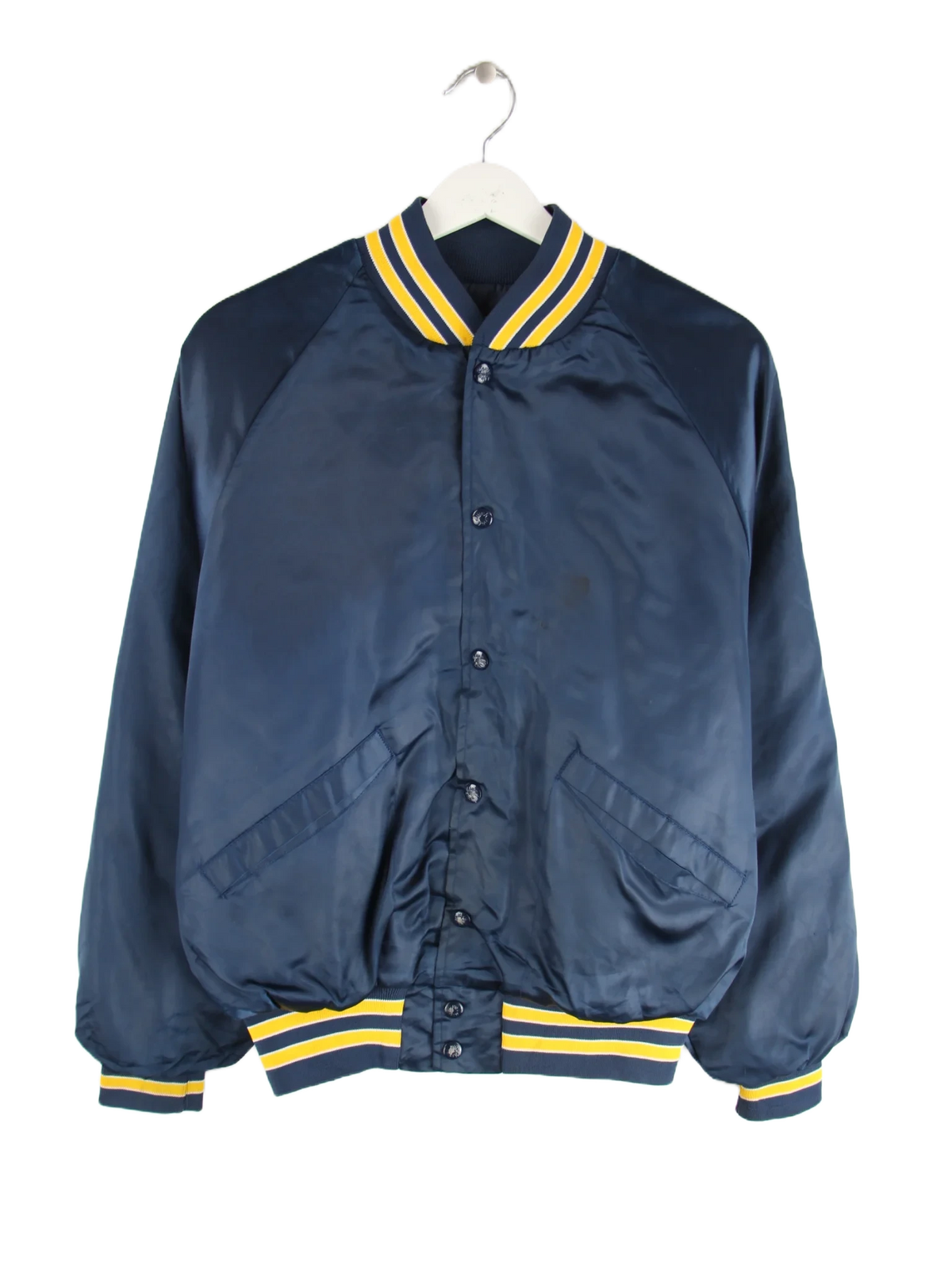 Vintage Jacke Blau M – Vorderseite
