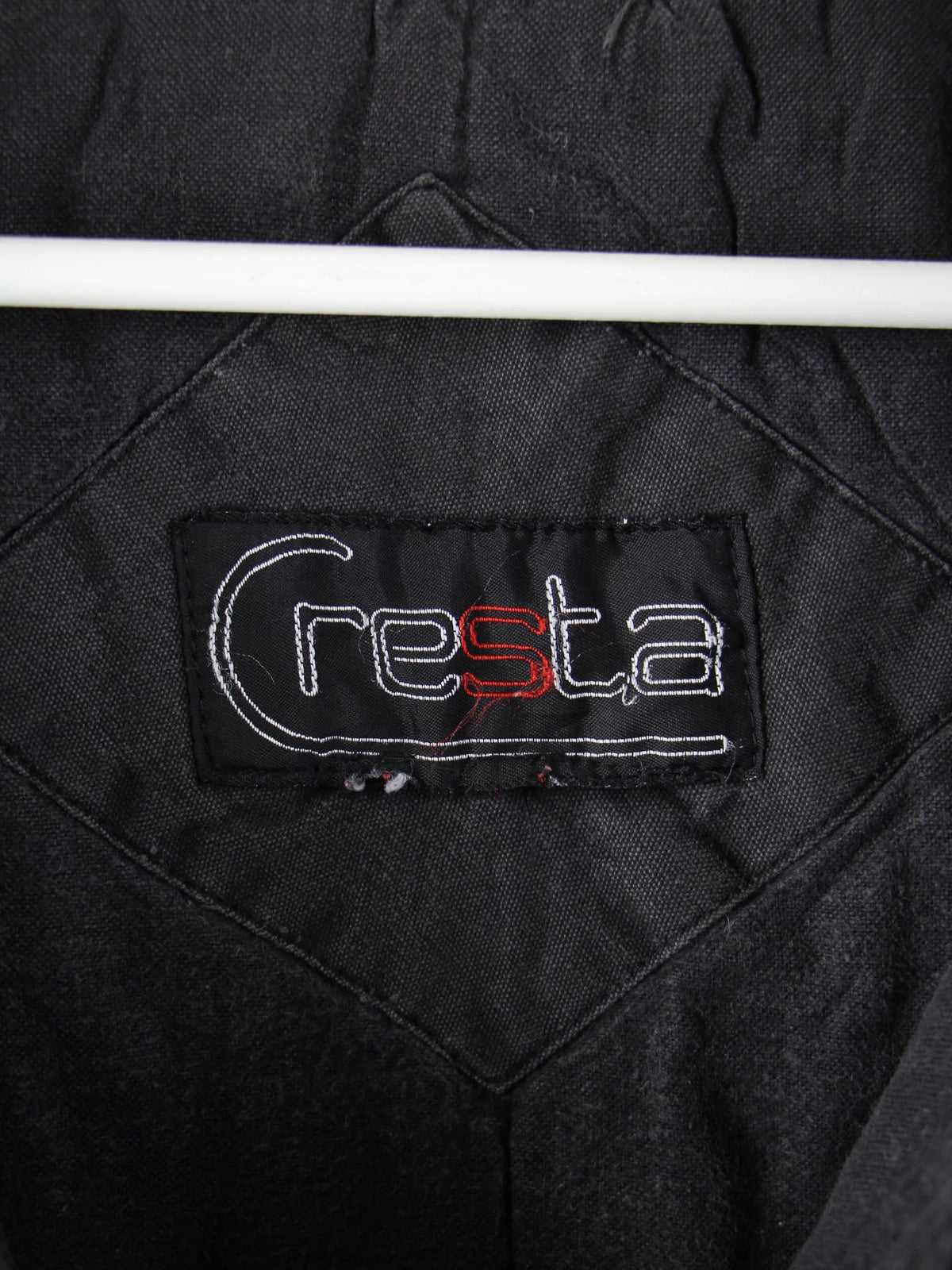 Vintage Jacke Schwarz L – Etikett