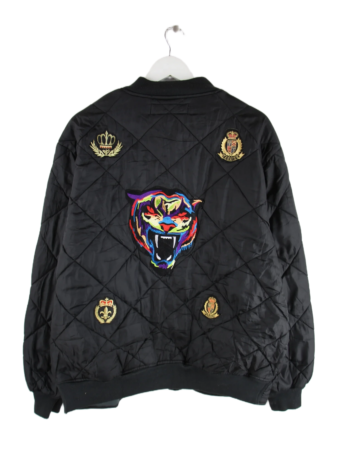 Vintage Jacke Schwarz XL – Rückseite