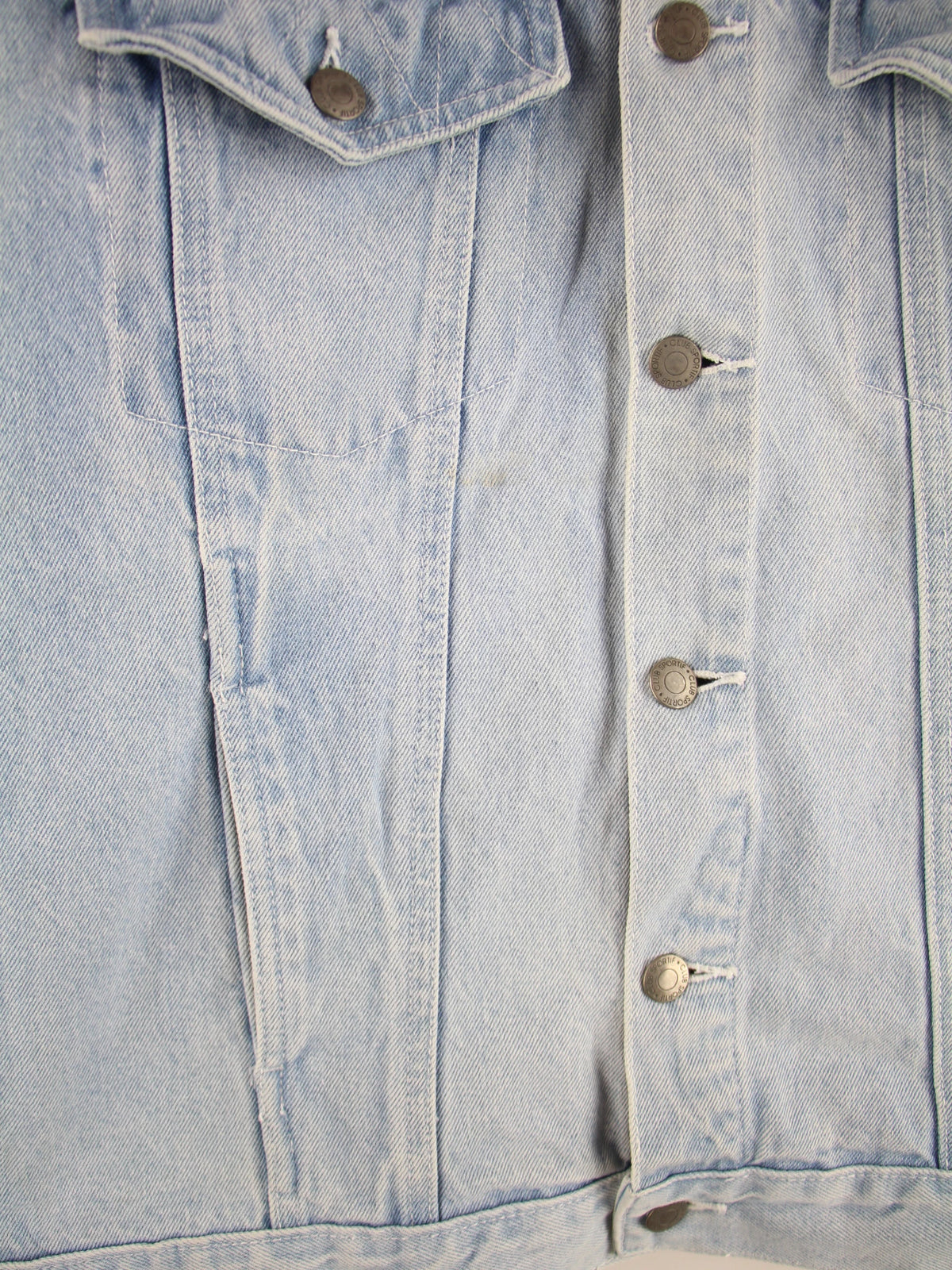 Vintage Jeansjacke Blau L – Detailbild 1