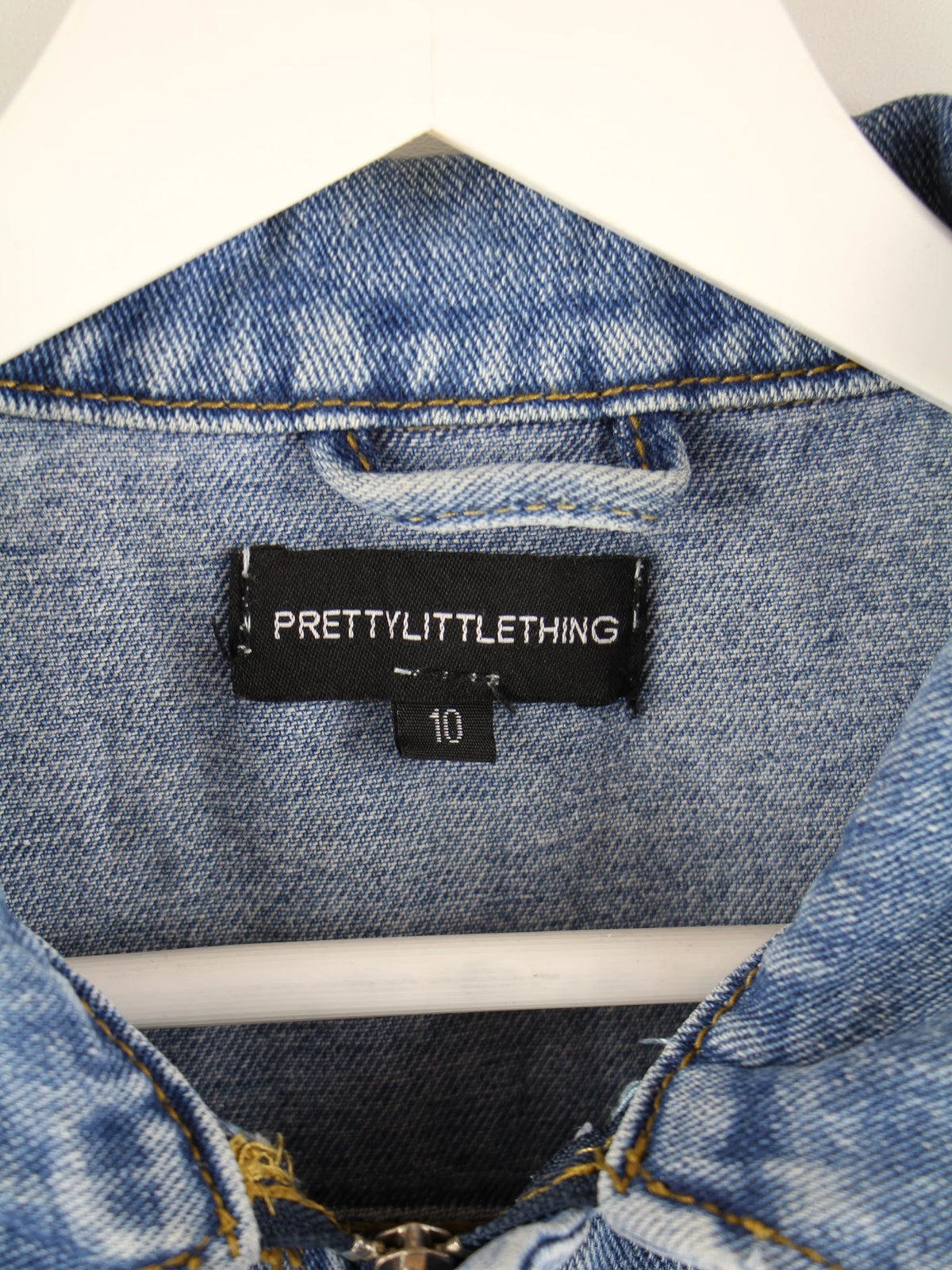 Vintage Jeansjacke Blau L – Etikett