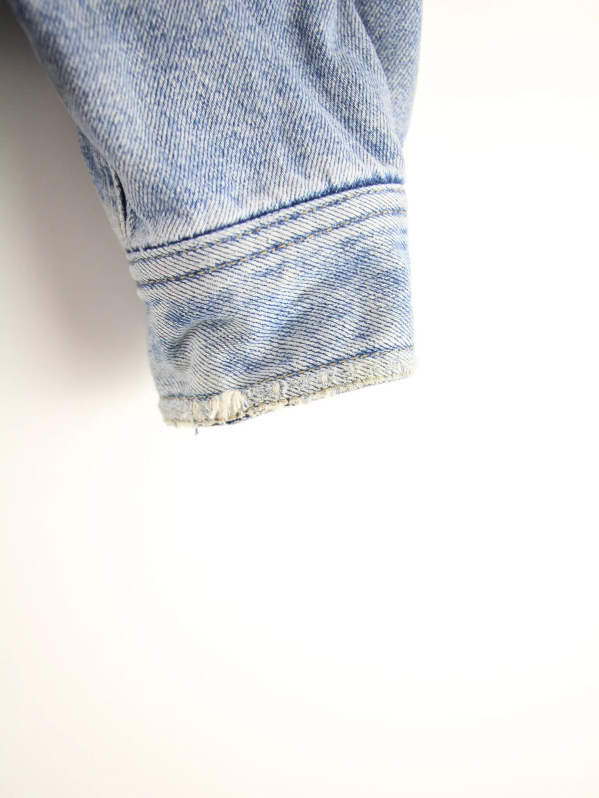 Vintage Jeansjacke Blau S – Etikett