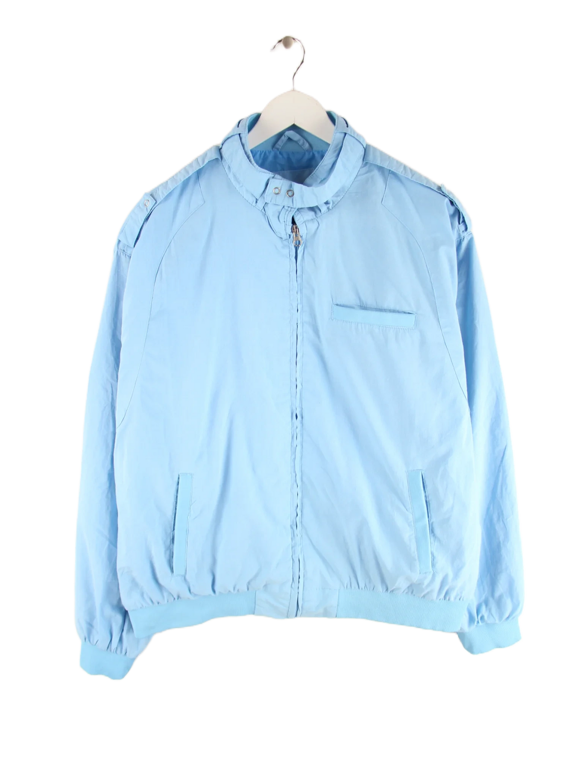 Vintage Leichte Jacke Blau XL – Vorderseite